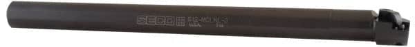 Seco - 1.28" Min Bore Diam, 12" OAL, 1" Shank Diam, MCLN Indexable Boring Bar - CNMG 432 Insert, Pin & Clamp Holding Method - Americas Industrial Supply