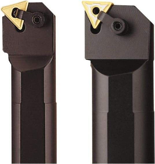 Seco - 1.53" Min Bore Diam, 14" OAL, 1-1/4" Shank Diam, MTUN Indexable Boring Bar - TNMG 322 Insert, Pin & Clamp Holding Method - Americas Industrial Supply