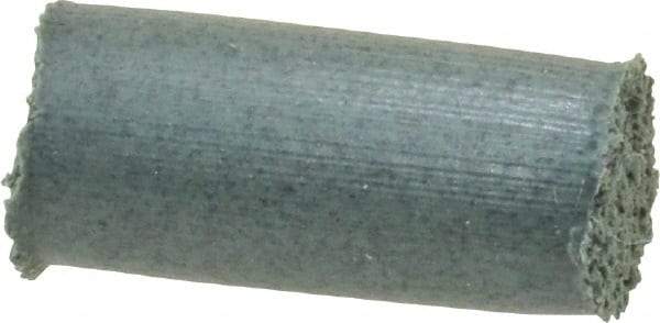 Cratex - 1/4" Max Diam x 1/2" Long, Cylinder, Rubberized Point - Coarse Grade, Silicon Carbide, 1/16" Arbor Hole, Unmounted - Americas Industrial Supply