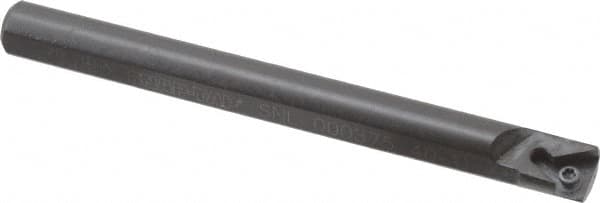 Seco - Internal Thread, Left Hand Cut, 3/8" Shank Width x 0.336" Shank Height Indexable Threading Toolholder - 4" OAL, 11NL Insert Compatibility, SN Toolholder, Series Snap Tap - Americas Industrial Supply