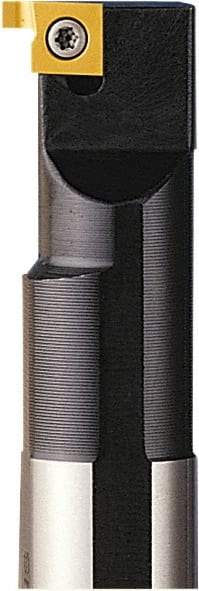 Seco - SN, Internal, Right Hand, 2.65mm Max Depth of Cut, 1.15 to 2.65mm Groove Width, Indexable Grooving Tool Holder - 9NR Insert Compatibility, 15mm Shank Height, 15.5mm Shank Width, 140mm OAL - Americas Industrial Supply