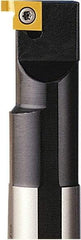 Seco - SN, Internal, Right Hand, 2.65mm Max Depth of Cut, 1.15 to 2.65mm Groove Width, Indexable Grooving Tool Holder - 9NR Insert Compatibility, 15mm Shank Height, 15.5mm Shank Width, 140mm OAL - Americas Industrial Supply