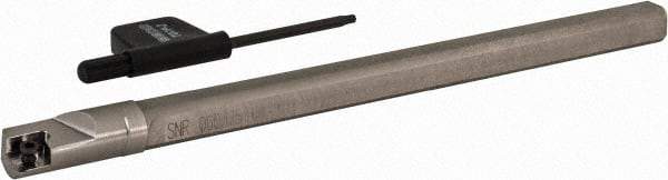 Seco - SN, Internal, Right Hand, 0.103" Max Depth of Cut, 0.03 to 0.103" Groove Width, Indexable Grooving Tool Holder - 9NR Insert Compatibility, 3/8" Shank Width, 6" OAL - Americas Industrial Supply