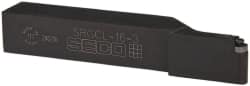 Seco - SRGC, Left Hand Cut, 1" Shank Height x 1" Shank Width, Neutral Rake Indexable Turning Toolholder - 6" OAL, RCMT32.5. Insert Compatibility, Series Screw Lock - Americas Industrial Supply