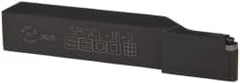 Seco - SRGC, Left Hand Cut, 1" Shank Height x 1" Shank Width, Neutral Rake Indexable Turning Toolholder - 6" OAL, RCMT32.5. Insert Compatibility, Series Screw Lock - Americas Industrial Supply