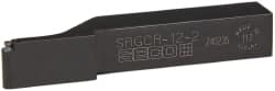 Seco - SRGC, Right Hand Cut, 3/4" Shank Height x 3/4" Shank Width, Neutral Rake Indexable Turning Toolholder - 4-1/2" OAL, RCMT22 Insert Compatibility, Series Screw Lock - Americas Industrial Supply