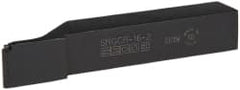Seco - SRGC, Right Hand Cut, 1" Shank Height x 1" Shank Width, Neutral Rake Indexable Turning Toolholder - 6" OAL, RCMT22 Insert Compatibility, Series Screw Lock - Americas Industrial Supply