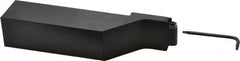 Seco - SRGC, Right Hand Cut, 1-1/4" Shank Height x 1-1/4" Shank Width, Neutral Rake Indexable Turning Toolholder - 6" OAL, RCMT32.5. Insert Compatibility, Series Screw Lock - Americas Industrial Supply