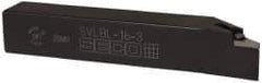 Seco - SVLB, Left Hand Cut, -5° Lead Angle, 1" Shank Height x 1" Shank Width, Neutral Rake Indexable Turning Toolholder - 6" OAL, VB..33. Insert Compatibility, Series Screw Lock - Americas Industrial Supply