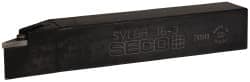 Seco - SVLB, Right Hand Cut, -5° Lead Angle, 1" Shank Height x 1" Shank Width, Neutral Rake Indexable Turning Toolholder - 6" OAL, VB..33. Insert Compatibility, Series Screw Lock - Americas Industrial Supply