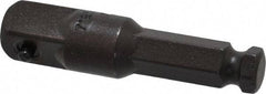 Proto - 1/2" Square Size Hex to Square Adapter - 7/16" Hex Drive, 2-3/4" OAL - Americas Industrial Supply