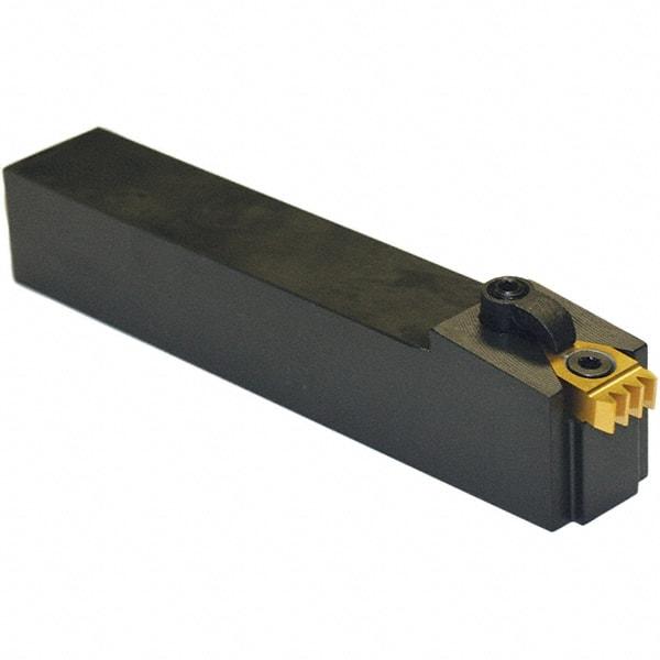 Tool-Flo - STCNR, Right Hand, Indexable Grooving Tool Holder - PV-5 Insert Compatibility, 1" Shank Height, 1" Shank Width, 6" OAL - Americas Industrial Supply