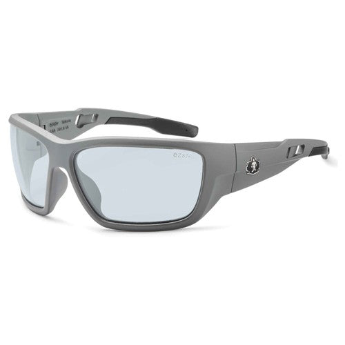 Baldr In/Outdoor Lens Matte Gray Safety Glasses - Americas Industrial Supply