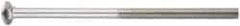 Value Collection - 1/4-20 UNC 2-3/4" Length Under Head, Standard Square Neck, Carriage Bolt - 18-8 Stainless Steel, Uncoated - Americas Industrial Supply