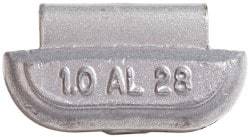 Bada - 0.5 oz Wheel Weight - Steel, For Use with Automotive & Light Trucks - Americas Industrial Supply