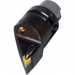Iscar - Right Hand Cut, Size HSK A63, DN.. Insert Compatiblity, Internal or External Modular Turning & Profiling Cutting Unit Head - 110mm Head Length, Through Coolant, Series R-Clamp - Americas Industrial Supply