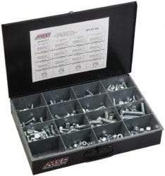 Value Collection - 238 Piece Steel Hex Head Cap Screws - M8 to M16 Thread, Zinc Plated - Americas Industrial Supply