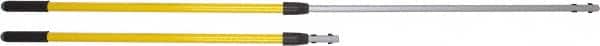 Rubbermaid - 41 to 72" Telescoping Aluminum Quick Connect Mop Handle - 2" Handle Diam, Use with Dust & Wet Mops - Americas Industrial Supply