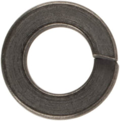 Made in USA - #2, 0.02" Thick Split Lock Washer - 400 Stainless Steel, Passivated Finish, 0.088" Min ID, 0.094" Max ID, 0.172" Max OD - Americas Industrial Supply