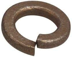 Made in USA - 1/2", 1/8" Thick Split Lock Washer - 400 Stainless Steel, Passivated Finish, 0.502" Min ID, 0.512" Max ID, 0.889" Max OD - Americas Industrial Supply