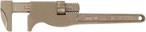Ampco - 10" Aluminum Bronze Alloy Monkey Wrench - 1-7/8" Pipe Capacity - Americas Industrial Supply
