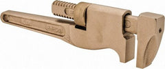 Ampco - 8" Aluminum Bronze Alloy Monkey Wrench - 1-1/2" Pipe Capacity - Americas Industrial Supply