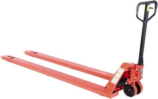Vestil - 4,000 Lb Capacity, 7-3/4" Lift Economy Pallet Truck - 2-7/8" Min Lift Height, 96" Fork Length x 27" Fork Width, 27" Overall Width - Americas Industrial Supply