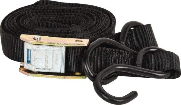 Erickson Manufacturing - 15' Long x 1" Wide, 750 Lb Basket Capacity, 750 Lb Vertical Capacity, Nylon Web Sling - Black - Americas Industrial Supply