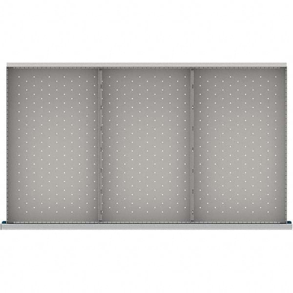 LISTA - 3-Compartment Drawer Divider Layout for 3.15" High Drawers - Americas Industrial Supply