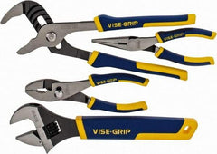 Irwin - 4 Piece Plier Set - Comes in Display Card - Americas Industrial Supply