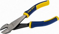 Irwin - 6" OAL, Diagonal Cutter - 13/16" Jaw Length x 13/16" Jaw Width, Oval Head, ProTouch Handle - Americas Industrial Supply