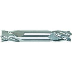 1/2'' Dia. - 3'' OAL - TiN Carbide - Center Cut DE EM-4 FL - Americas Industrial Supply