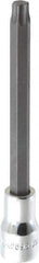 SK - 3/8" Drive, T45 Torx Bit Socket - 4" OAL, Long Torx Bit Socket - Americas Industrial Supply