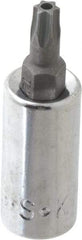 SK - 1/4" Drive, T25 Torx Bit Socket - 1-3/4" OAL, Tamper Resistant - Americas Industrial Supply