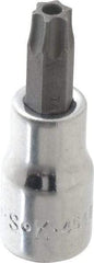 SK - 3/8" Drive, T45 Torx Bit Socket - 2" OAL, Tamper Resistant - Americas Industrial Supply