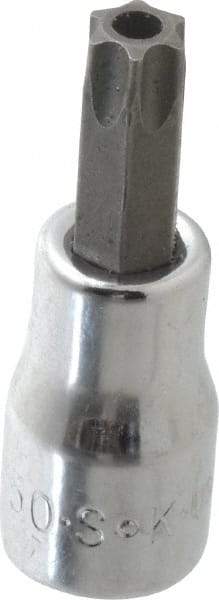 SK - 3/8" Drive, T50 Torx Bit Socket - 2" OAL, Tamper Resistant - Americas Industrial Supply