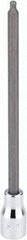 SK - 3/8" Drive, 4mm Hex Bit Socket - 6" OAL, 5" Bit Length, Long Ball End Hex Bit Socket - Americas Industrial Supply