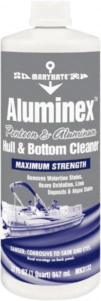 CRC - Water-Based Solution Pontoon and Aluminum Hull Cleaner - 32 Ounce Bottle, Up to 32°F Freezing Point - Americas Industrial Supply