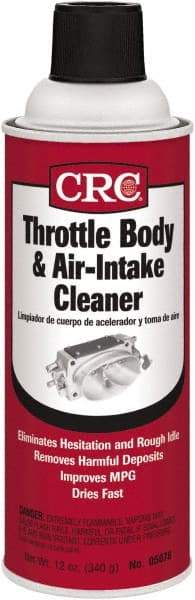 CRC - Engine Additives Type: Fuel Injection Air-Intake Cleaner Container Size: 16 oz. - Americas Industrial Supply