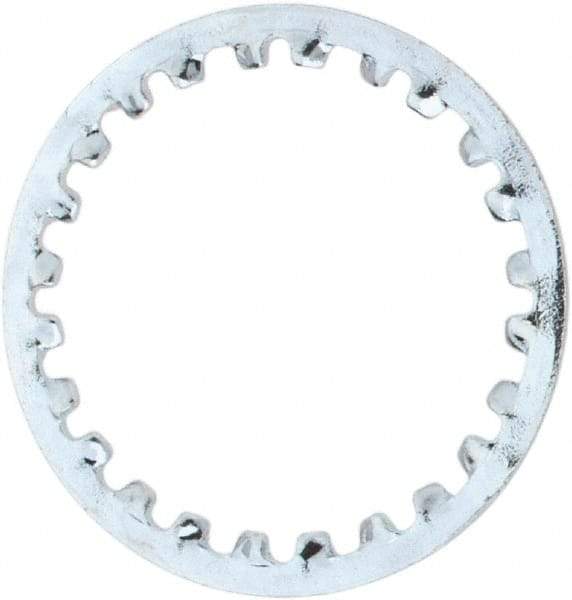 Value Collection - 7/16" Screw, 0.4755" ID, Steel Internal Tooth Lock Washer - 0.6005" OD, Zinc-Plated, Grade 1075 - Americas Industrial Supply