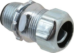 Thomas & Betts - 3/8" Trade, Steel Threaded Straight Liquidtight Conduit Connector - Insulated - Americas Industrial Supply