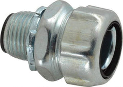 Thomas & Betts - 1/2" Trade, Steel Threaded Straight Liquidtight Conduit Connector - Insulated - Americas Industrial Supply