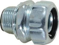 Thomas & Betts - 3/4" Trade, Steel Threaded Straight Liquidtight Conduit Connector - Insulated - Americas Industrial Supply