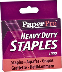 PaperPro - 1/2" Leg Length, Steel Staples-Cartridge - 100 Sheet Capacity, For Use with PaperPro 1300 - Americas Industrial Supply