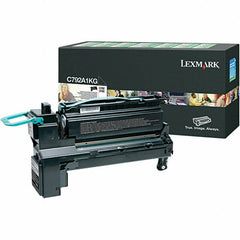 Lexmark - Black Toner Cartridge - Use with Lexmark C792 - Americas Industrial Supply