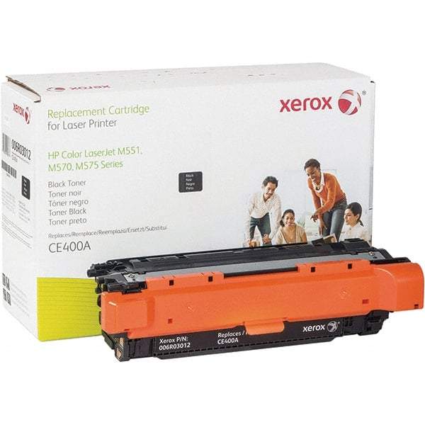 Xerox - Black Toner Cartridge - Use with HP Color LaserJet Enterprise 500 MFP, M551, M575, M570 - Americas Industrial Supply