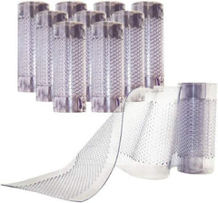 Aleco - Clear Replacement Vinyl Strip Standard Dock Curtain Strips - 8" Wide x 7' Long x 0.08" Thick, PVC - Americas Industrial Supply