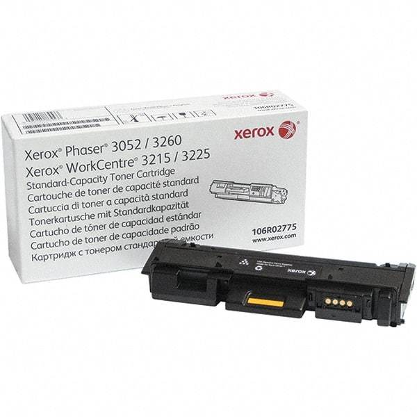 Xerox - Black Toner Cartridge - Use with Xerox Phaser 3260, WorkCentre 3215, 3225 - Americas Industrial Supply