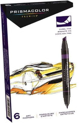 Prismacolor - French Grey 60 Art Marker - Brush Tip, Alcohol Based Ink - Americas Industrial Supply