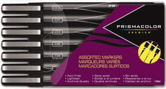 Prismacolor - Black Art Marker - Brush Tip, Alcohol Based Ink - Americas Industrial Supply